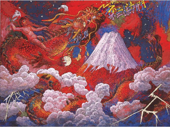 独創的なスタイルと精力的な作品制作で有名な「絹谷幸二美術館」