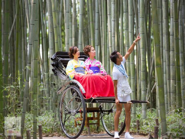 【京都】惠比壽屋人力車 京都嵐山人力車包車方案（30分鐘・45分鐘・70分鐘）
